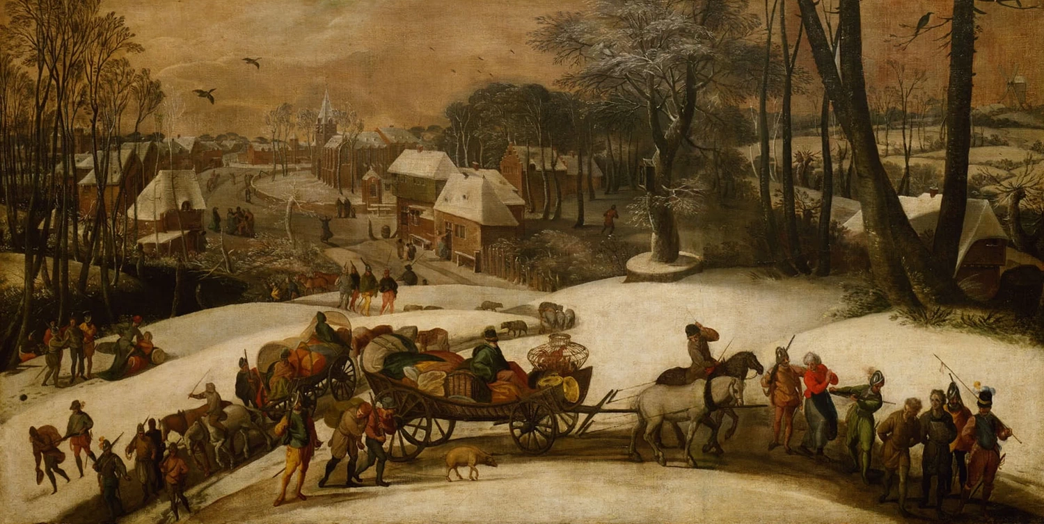 Spedizione militare in inverno - Kunsthistorisches Museum